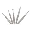 Beavorty 10pcs Stainless Steel Dead Skin Forks Nail Cuticle Removers for Manicure Nail Art Lightweight and Compact Trimmers for Home Use and Salons view 1