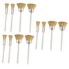 Beavorty 12pcs Nail and Drill Bit Cleaner Wire Brush for Drill Nail Brush Bits Wire Electric Cleaning view 1
