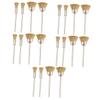 Beavorty 20pcs Nail Drill Polishing Brush and Cleaner Wire Bristles Nail Brush for view 1