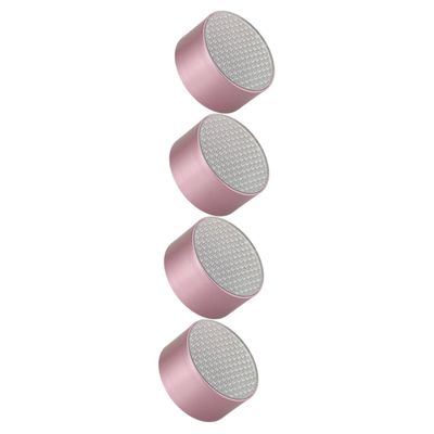 Beavorty 4pcs Foot File Hair Eraser Callus Remover and Pedicure Tool for Smooth Feet Exfoliating File for Dead Skin Removal Rose Gold Design