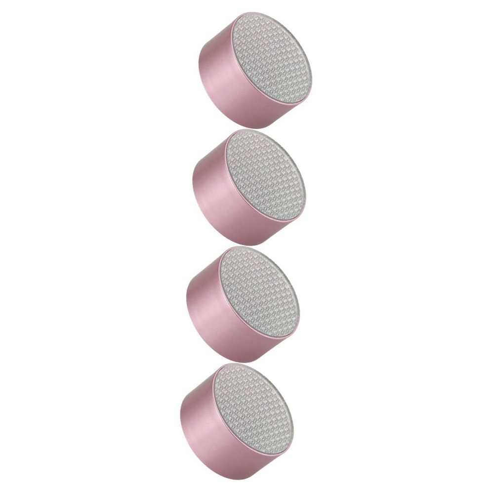 Beavorty 4pcs Foot File Hair Eraser Callus Remover and Pedicure Tool for Smooth Feet Exfoliating File for Dead Skin Removal Rose Gold Design