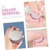 Beavorty 4pcs Foot File Hair Eraser Callus Remover and Pedicure Tool for Smooth Feet Exfoliating File for Dead Skin Removal Rose Gold Design view 2