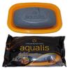 1 Bar Aqualis African Black Soap Shea Butter & Luffa Fibers Ivory Coast Beauty view 1