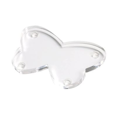 1PC Clear Acrylic -Shaped Makeup Display Board Nail Art Palettes Nail Art Painting Multicolor Palette Paintting Nail Holder Display