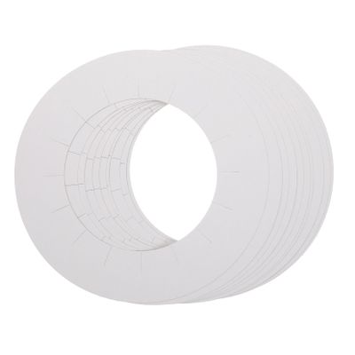 Healifty 3 30pcs Wax Machine Mat Face Waxing Rings Waxing Paper Pads Waxing Protection Collars Wax Strips for Face Facial Kit Paper Pad White Hair Removal Beeswax