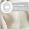 Healifty 3 30pcs Wax Machine Mat Face Waxing Rings Waxing Paper Pads Waxing Protection Collars Wax Strips for Face Facial Kit Paper Pad White Hair Removal Beeswax view 2