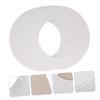 Healifty 3 30pcs Wax Machine Mat Face Waxing Rings Waxing Paper Pads Waxing Protection Collars Wax Strips for Face Facial Kit Paper Pad White Hair Removal Beeswax view 3