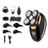 Head Shavers for Bald Men, 5 In 1 Multi-cutting IPX7 Electric Razor Cut Beard Trimmer LCD Display Nose Ear Grooming Multi-use Bald Shaver view 1