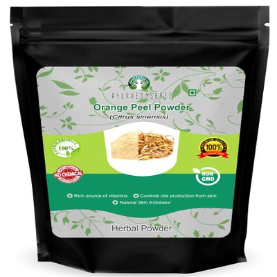 AYURVEDASHREE Orange Peel Powder 50 Gm | Skin and Nail Health - Rich Vitamins C and D - Powdered Citrus Peel Orange Powder - Vegan and Vegetarian Friendly | All Natural | Vegan | Non GMO |