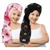 2 Pcs Long Kids Bonnets for Girls,Silky Satin Bonnet for Sleeping Kid, Bonnet for Kids' Braids,Long Hair view 1