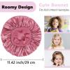3 PCS Kids Bonnets for Girls,Silk Bonnet for Kid Toddlers Sleeping,Small Sleep Cap for Boys view 3