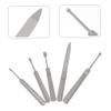 Beaupretty 10pcs Dead Skin Remover Forks Nail Art Tool Kit for Manicure and Pedicure Cuticle Scraper and Pusher for Fingernails and Toenails Convenient Travel view 3