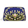 STejar Fantasy Tiara Leather Portable Large Makeup Bag, PVC Leather, Zipper Closure,Toiletry Bag Travel Bag, Travel Storage Bag, White, One Size view 1