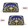 STejar Fantasy Tiara Leather Portable Large Makeup Bag, PVC Leather, Zipper Closure,Toiletry Bag Travel Bag, Travel Storage Bag, White, One Size view 2