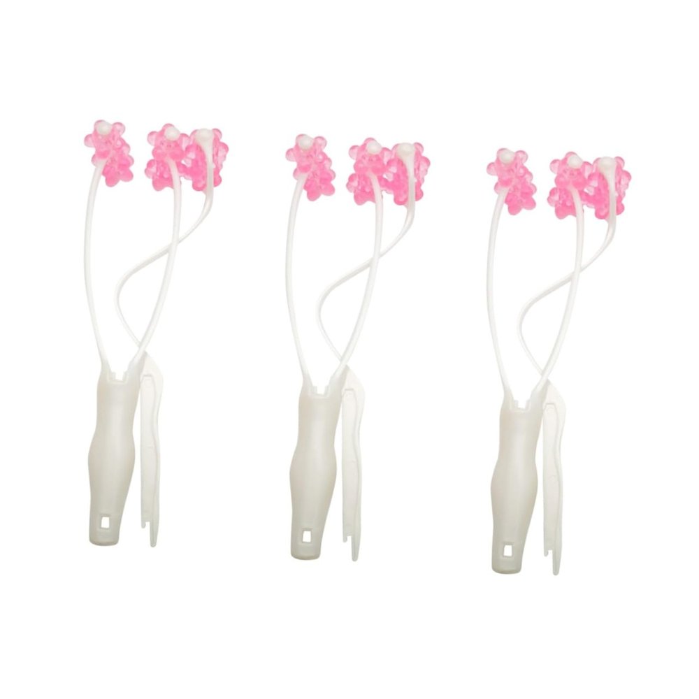Beavorty 3pcs 2 1 1 Roller Facial Massager Skin Care Tools for Slimming Chin Neck and Face