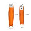 2 Nail Clippers, Flat and Beveled, Stylish Appearance, Sharp Edge, Suitable for Ingrown Nails/Thick Nails view 2
