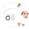 Beavorty 5sets Eyebrow Positioning Ruler Transparent Eyebrow Measurement Tool for Symmetrical Brow Shaping Durable and Flexible for All Face Shapes view 2