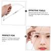 Beavorty 5sets Eyebrow Positioning Ruler Transparent Eyebrow Measurement Tool for Symmetrical Brow Shaping Durable and Flexible for All Face Shapes view 3