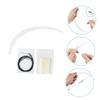 Beavorty 5sets Eyebrow Positioning Ruler Transparent Eyebrow Measurement Tool for Symmetrical Brow Shaping Durable and Flexible for All Face Shapes view 4