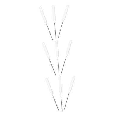Beavorty 9pcs Stainless Steel Makeup Spatula Cosmetic Mixing Tool for Foundation Beauty Spatula for Nail Salons and Home Application