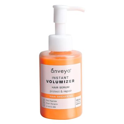 Sheltr Instant Volumizer Keratin Hair Serum, 120ml | Provides Instant Hair Volume, Shine & Bounce | Heat Protection, Smoothening & Anti Hair Thinning