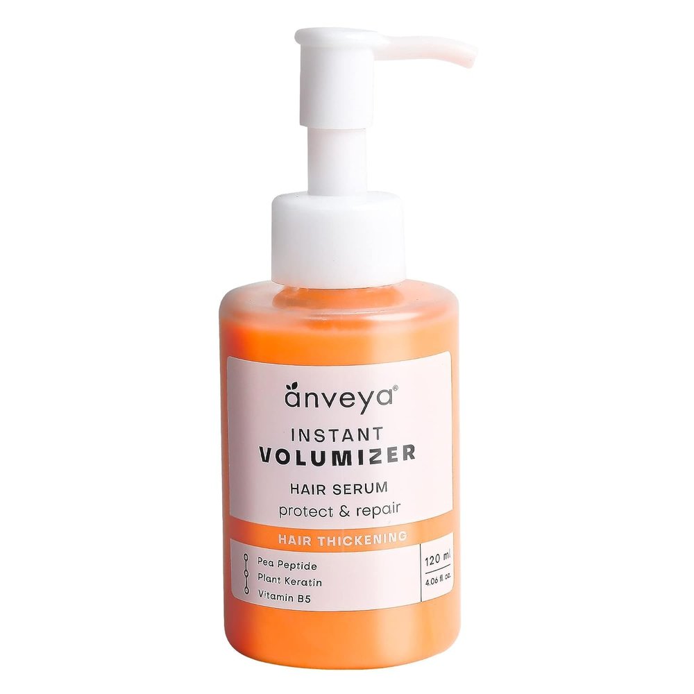 Sheltr Instant Volumizer Keratin Hair Serum, 120ml | Provides Instant Hair Volume, Shine & Bounce | Heat Protection, Smoothening & Anti Hair Thinning