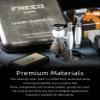FREED Customized gifts Engraving Luxury Men's 5-Blade Razor set, Aluminum Alloy Material incloud 4 Blades,razor stand,razor brush,It's the best gift for men (Pearl White) view 3