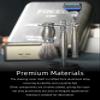 FREED Customized gifts Engraving Luxury Men's 5-Blade Razor set, Aluminum Alloy Material incloud 4 Blades,razor stand,razor brush,It's the best gift for men (Embossed style) view 3