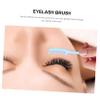 FOMIYES 300pcs Eyelash Comb Makeup Brush Combination Single-sided Eyelash Brush for Mascara Eyebrows Repair Smooth Edges Random Color view 2