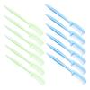 FOMIYES 300pcs Eyelash Comb Makeup Brush Combination Single-sided Eyelash Brush for Mascara Eyebrows Repair Smooth Edges Random Color view 3