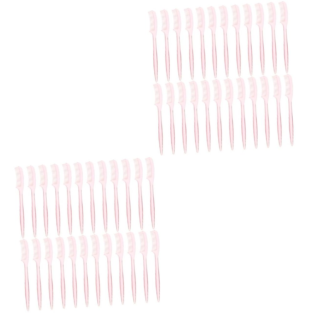 FOMIYES 200pcs Eyelash and Eyebrow Comb Makeup Brush Repair Brush Gentle for Ladies Easy to Clean Soap Cosmetics Random Color