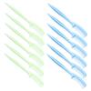 FOMIYES 200pcs Eyelash and Eyebrow Comb Makeup Brush Repair Brush Gentle for Ladies Easy to Clean Soap Cosmetics Random Color view 4
