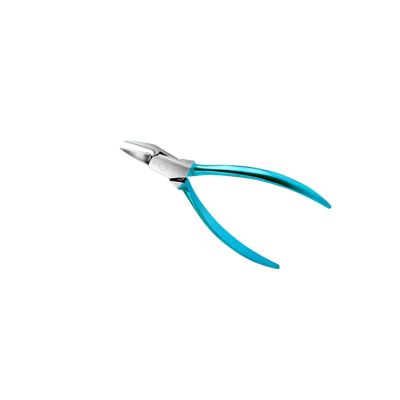 Blue Beveled Tip Nail Clippers with Sharp Cutting Edge for Ingrown Nails/Hard Nails/Gray Nails