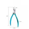 Blue Beveled Tip Nail Clippers with Sharp Cutting Edge for Ingrown Nails/Hard Nails/Gray Nails view 2