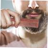 Healifty 3pcs Portable Wooden Beard Comb Folding Hair Comb for Home Travel -static Compact Design for Easy Grooming for Bearded Men Space-saving Hair Supply view 2