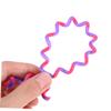 12Pcs Rainbow Hair Braider Clips for Girls, Polymer Clay Soft Curl Rollers view 3