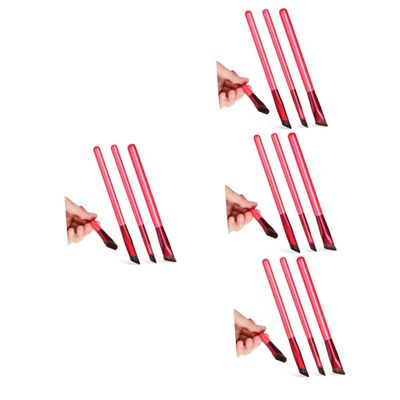 Beaupretty 12pcs Eyebrow Brush Professional Multifunctional Makeup Brushes for Eyebrow Shaping and Filling Unique Design for Effortless Application Powder and Mascara for Women and Girls