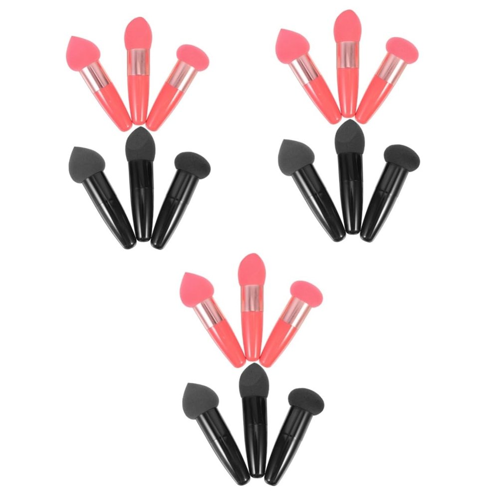 Beaupretty 18pcs Makeup Applicator Brush Wet Dry Makeup Puff Pens Portable Beauty Sponge Foundation Sponge Brush Cosmetics Tools