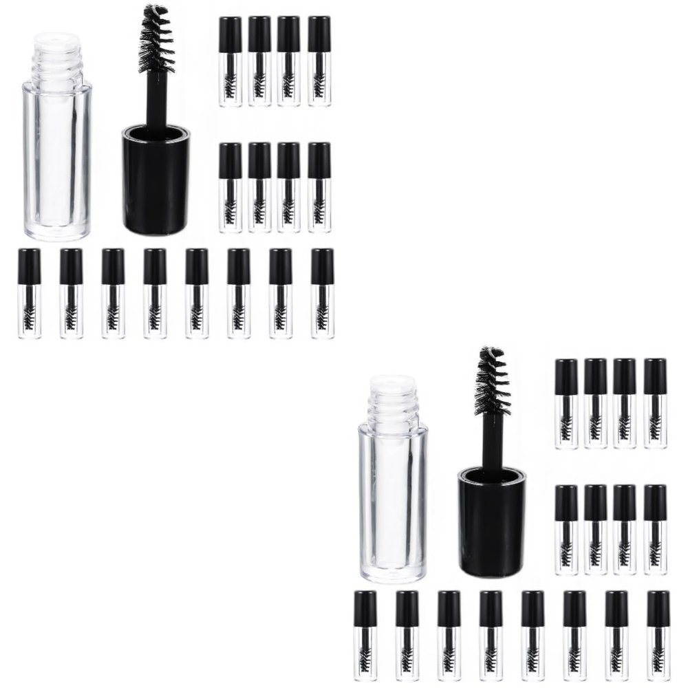 ARTIBETTER 40pcs Empty Mascara Tubes Small Refillable Eyelash Containers for Diy Makeup Lightweight and Cosmetic Tools for Travel and Daily Use