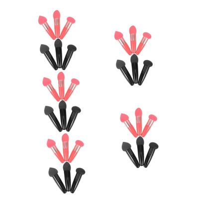 Beaupretty 30pcs Beauty Makeup Pens Wet Dry Makeup Applicators Portable Powder Sponges Travel Beauty Tools