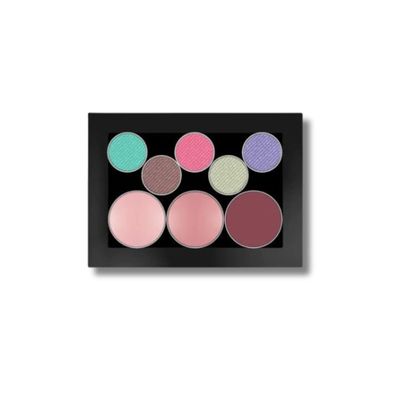 Puzzle Makeup Magnetic Palette - Refillable Magnetic Palette, Holds Puzzle Single Pans, Reusable, Refillable - Customizable, Travel-Friendly (Small)