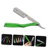 FOMIYES 2pcs Barber Straight Razor Holder Razor Blade Holder Shaver Blades Home Shaver view 2