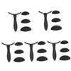 Beaupretty 5sets Eyeshadow Sponge Applicators Lazy Eye Shadow Seal Women Eye Shadow Stamp Makeup Tool view 1