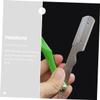 Beavorty 5pcs Ergonomic Design Handle Comfortable Men Razor Barber Shop Accessories Blade Holder Material view 2