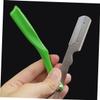 Beavorty 5pcs Ergonomic Design Handle Comfortable Men Razor Barber Shop Accessories Blade Holder Material view 3