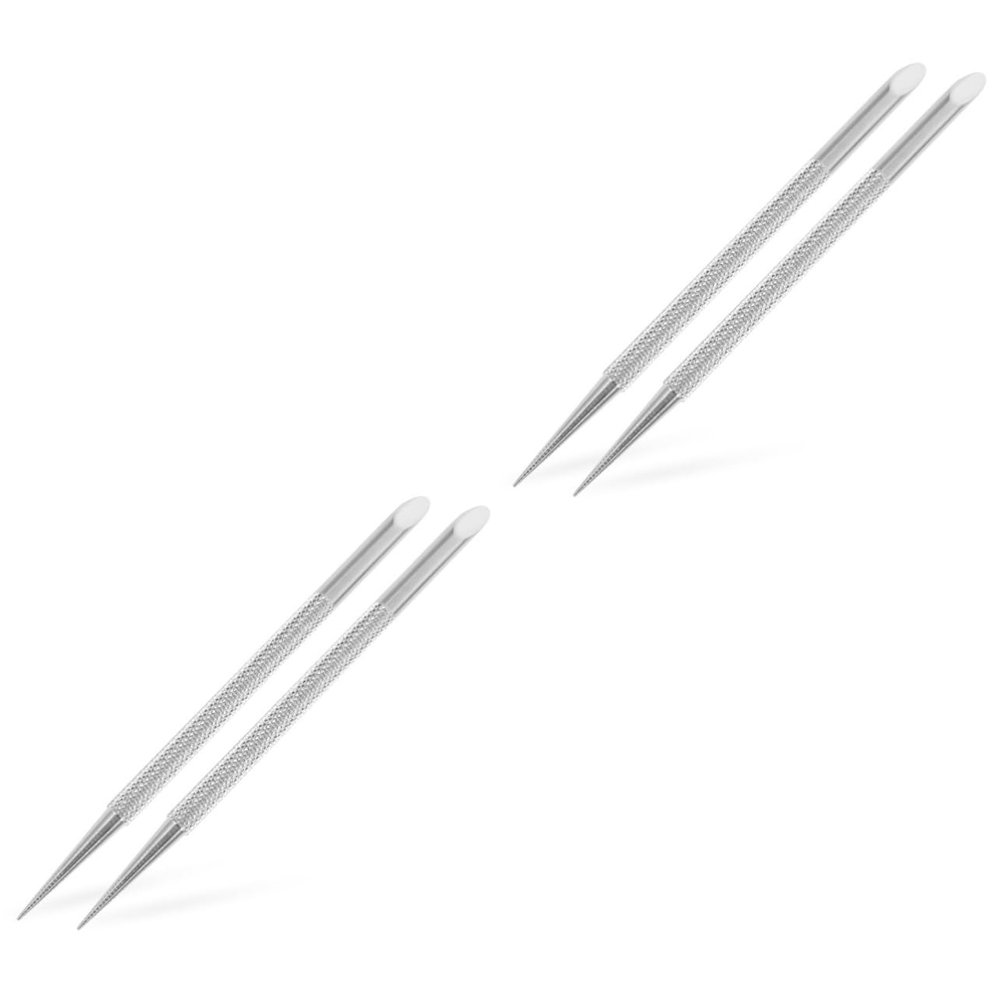 Beaupretty 4pcs Nail Art Cuticle Remover Professional Nail Tools Cuticle Pusher for Hand Foot