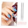 Beaupretty 4pcs Nail Art Cuticle Remover Professional Nail Tools Cuticle Pusher for Hand Foot view 3