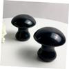 ABOOFAN Obsidian Mushroom Massage Tool Gua Sha Stone Facial Massager Face Stone Gua view 2