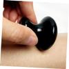 ABOOFAN Obsidian Mushroom Massage Tool Gua Sha Stone Facial Massager Face Stone Gua view 4