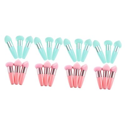 Beaupretty 24pcs Ergonomic Makeup Sponge Pen Portable Beauty Puff Wet Cosmetic Brush Makeup Tools for Women Kit